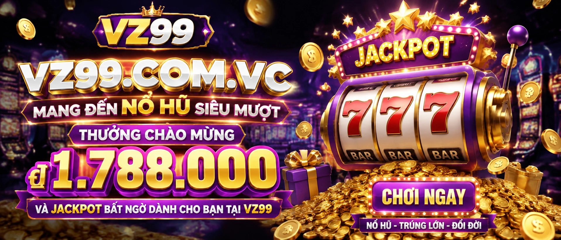 Màn hình Nổ Hũ VZ99 với tông lễ hội và quà tuần